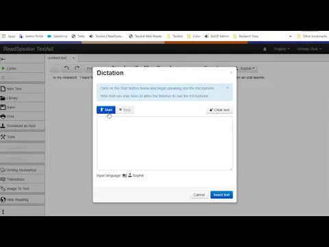 ReadSpeaker TextAid - The New Text Tool and Dictation
