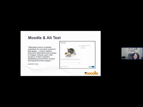 How to use Alt Text in Moodle