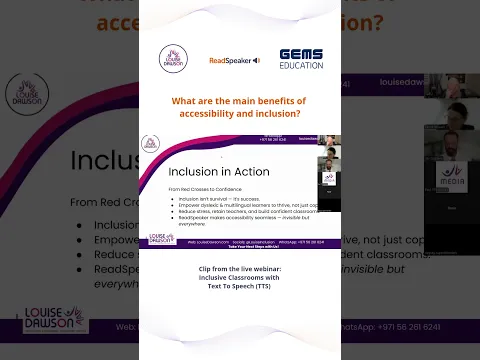 What are the main benefits of accessibility and inclusion? - Accessibility &amp; Inclusion Webinar